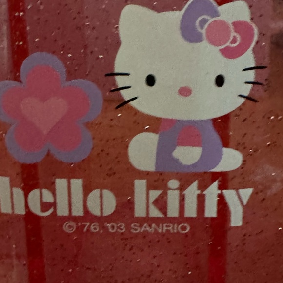 Vintage 2002/2003 Hello Kitty Pink Sparkle Desk Set - Picture 10 of 12